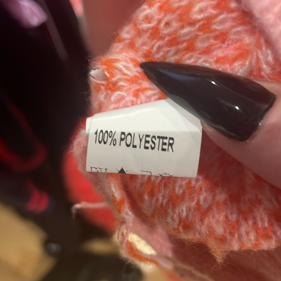 Miss Sparkling Pink Floral Cardigan Size M - Picture 8 of 9